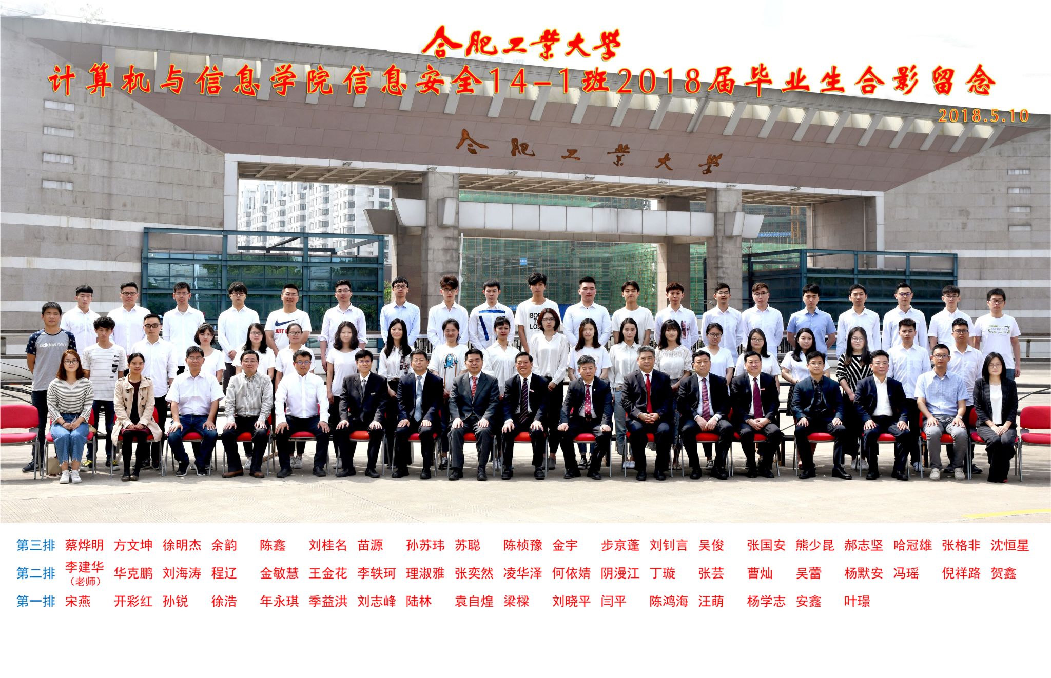 2018届本科信息安全专业